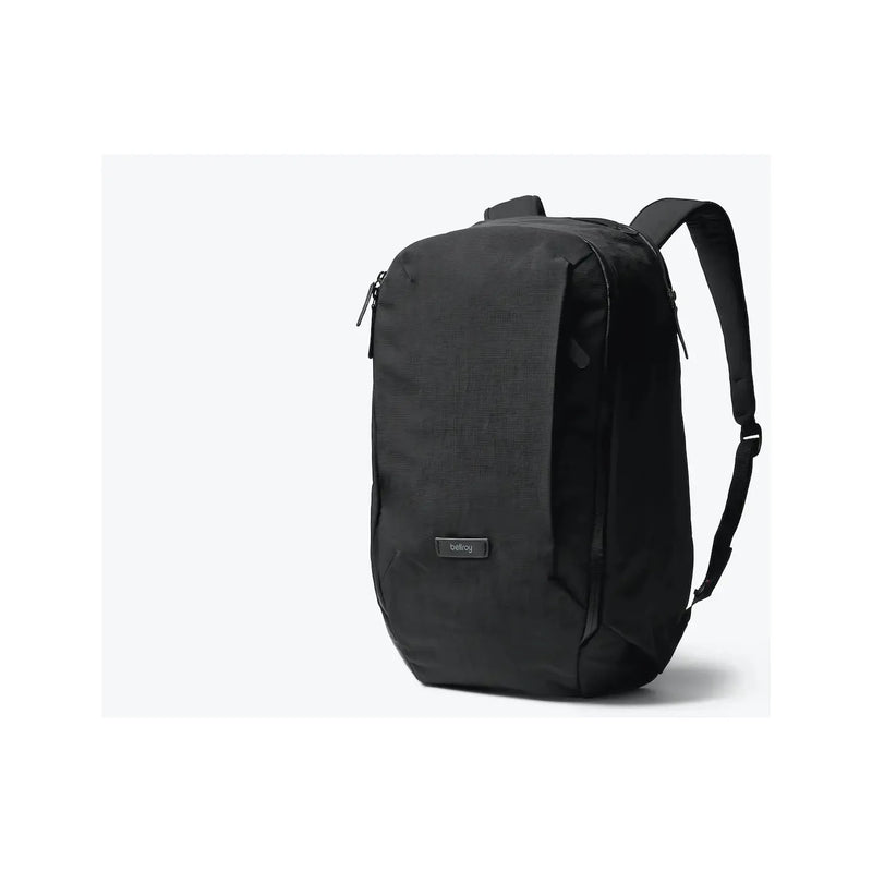 Bellroy Transit Workpack Pro 22L backpack with multiple compartments and padded shoulder straps, designed for daily commuting and work.