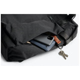Bellroy Tokyo Totepack backpack with sleek black design, adjustable straps, and multiple compartments for versatile everyday use.