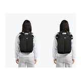 Bellroy Tokyo Totepack Compact backpack with sleek black design, multiple compartments, and adjustable straps for versatile carrying.