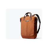 Bellroy Tokyo Totepack Compact backpack with sleek black design, multiple compartments, and adjustable straps.