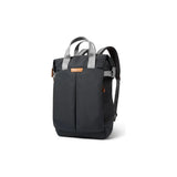 Bellroy Tokyo Totepack Compact backpack in slate color, showing sleek design and adjustable straps.