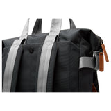 Bellroy Tokyo Totepack Compact backpack in slate with sleek design, front pocket, and adjustable straps.