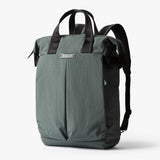Bellroy Tokyo Totepack Compact backpack showing sleek black design with adjustable straps and multiple compartments.