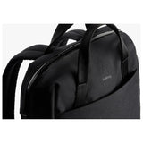 Bellroy Via Workpack backpack with padded shoulder straps and multiple compartments, designed for daily work and commuting.