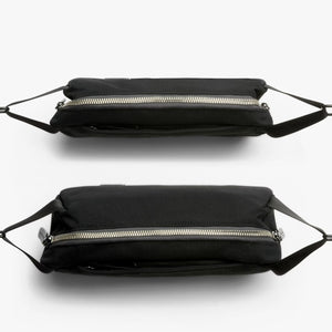 Bellroy Classic Sling 3L bag with sleek black design, adjustable strap, and compact storage for everyday essentials.