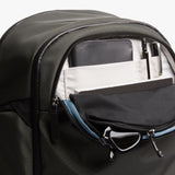 Bellroy Transit Workpack Pro 28L backpack with multiple compartments and padded straps, designed for everyday commuting and work.