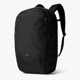 Bellroy Transit Workpack Pro 28L with multiple compartments, padded straps, and a sleek black design for everyday commuting.