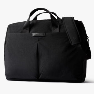 Bellroy Tokyo Work Bag briefcase in raven color with multiple compartments and sleek design for professional use.