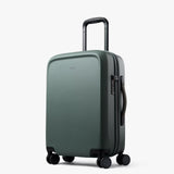 Bellroy Transit Carry-On Large luggage in chalk color, durable carry-on bag with multiple compartments and sleek design.