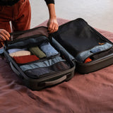 Bellroy Transit Carry-On Large luggage in chalk color, featuring a sleek, durable carry-on design with multiple compartments.