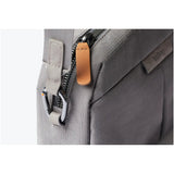 Bellroy Tokyo Crossbody bag with adjustable strap, featuring sleek black design and multiple compartments for organized carrying