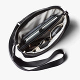 Bellroy Tokyo Side Bag in Raven, a stylish crossbody bag with sleek design and adjustable strap for everyday use.