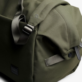Bellroy Classic Duffel 35L bag with sturdy handles and spacious main compartment, ideal for travel and everyday use.