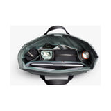 Bellroy Tokyo Messenger Bag 14-inch in Everglade color, stylish leather messenger bag with multiple compartments.