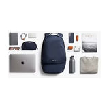 Olive Bellroy Classic Backpack with 20L capacity, featuring sleek design, multiple compartments, and adjustable straps.