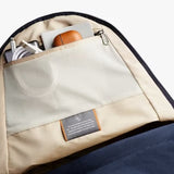 Olive Bellroy Classic Backpack with 20L capacity, featuring sleek design, adjustable straps, and multiple compartments for everyday use.