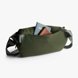 Bellroy Classic Sling 5L in black, compact crossbody bag with adjustable strap and multiple compartments for everyday essentials.