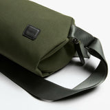 Bellroy Classic Sling 5L in black, showing a compact, stylish sling bag with adjustable strap and sleek design.