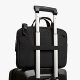 Bellroy Tokyo Laptop Bag 14-inch in Raven, featuring sleek design and organized compartments for laptops and accessories.