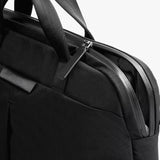Bellroy Tokyo Laptop Bag 14-inch in Raven, showing sleek design and durable fabric with multiple compartments.