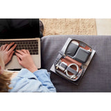 Black Bellroy Tech Kit Compact with organized compartments for cables, chargers, and accessories in a sleek, portable design.
