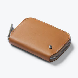 Bellroy Folio Mini in Toffee, compact leather wallet with card slots and cash pocket, stylish and functional accessory.