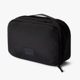 Bellroy hanging toiletry kit in sea kelp color with multiple compartments and a convenient hanging design for travel organization.