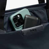 Bellroy Tokyo Tote bag with sleek black design, spacious interior, and durable handles, ideal for everyday use