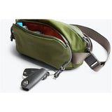 Bellroy Venture Ready Sling 2.5L waist pack with adjustable strap and multiple compartments for convenient carry.