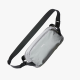 Bellroy Venture Ready Sling 2.5L waist pack with multiple compartments, black nylon material, and adjustable strap.