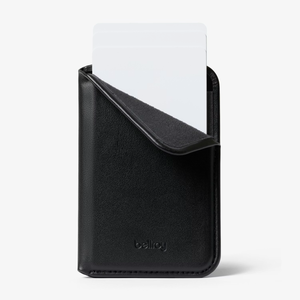 Black Bellroy Mag Wallet showing sleek design with card slots and magnetic closure for secure everyday use.