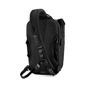 Boundary Supply Errant Sling X-Pac with black strap and adjustable buckle, showcasing its compact design and durable materials.