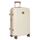 Bric's Taormina 27-inch expandable medium spinner luggage with sturdy wheels and handle, in sleek hard-shell design.