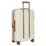Bric's Taormina 27-inch expandable medium spinner suitcase with hard shell and four wheels for easy travel.