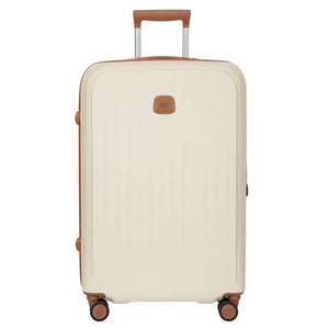 Bric's Taormina 27-inch expandable medium spinner suitcase with hard shell and four wheels, in a sleek design.