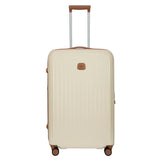 Bric's Taormina 30-inch expandable large spinner suitcase with durable hard shell and four multidirectional wheels.