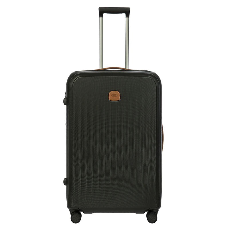 Large Bric's Taormina 30-inch expandable spinner suitcase with durable design and four wheels for easy travel.