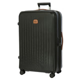 Bric's Taormina 30-inch expandable large spinner suitcase with durable wheels and sleek design, black color.