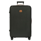 Bric's Taormina 30-inch expandable large spinner suitcase with multiple wheels and a sturdy handle for easy travel.