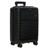 Bric's B|Y Ulisse 21-inch carry-on spinner luggage with durable design and four multi-directional wheels.