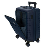 Bric's B|Y Ulisse 21-inch carry-on spinner luggage with durable hard shell and 360-degree spinner wheels.
