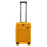 Bric's B|Y Ulisse 21-inch carry-on spinner luggage with multiple compartments and durable hard shell for travel.