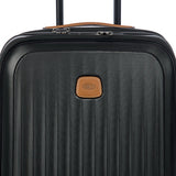 Bric's Taormina 21-inch expandable spinner carry-on luggage with pocket, featuring a sleek design and durable wheels.