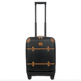 Bric's Bellagio 3.0 21-inch expandable spinner carry-on luggage with front pocket, made of durable material and four wheels.