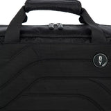 Bric's B|Y Ulisse 18-inch duffel bag in durable fabric with leather accents, featuring a top handle and zipper closure.