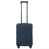 Bric's B|Y Ulisse 21-inch expandable spinner luggage with four wheels and sleek design, ideal for travel and easy maneuvering.