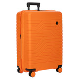 Bric's B|Y Ulisse 27.5-inch expandable spinner luggage with sleek design and sturdy wheels for easy travel.