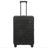 Bric's B|Y Ulisse 27.5-inch expandable spinner luggage with hard shell and four wheels for easy travel.