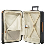 Bric's Bellagio 3.0 27-inch expandable spinner luggage with hard shell, four wheels, and modern design.