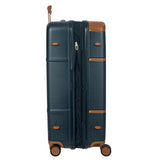 Bric's Bellagio 3.0 30-inch expandable spinner luggage with hard shell and four wheels, black color, on smooth surface